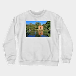 Stour Valley Way: Cutt Mill Reflections, September 2018 Crewneck Sweatshirt